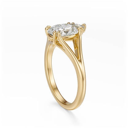 The Weaver Ring | Pear | Setting Only - Lavender Creek Gems 
