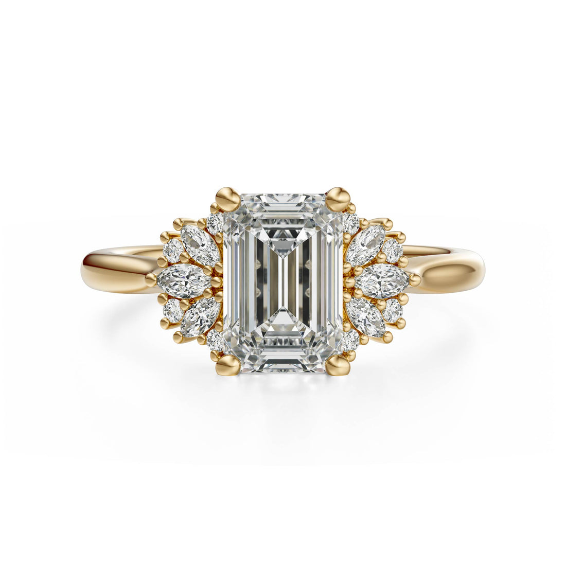 The Ambrosia Ring | Emerald Cut - Lavender Creek Gems 