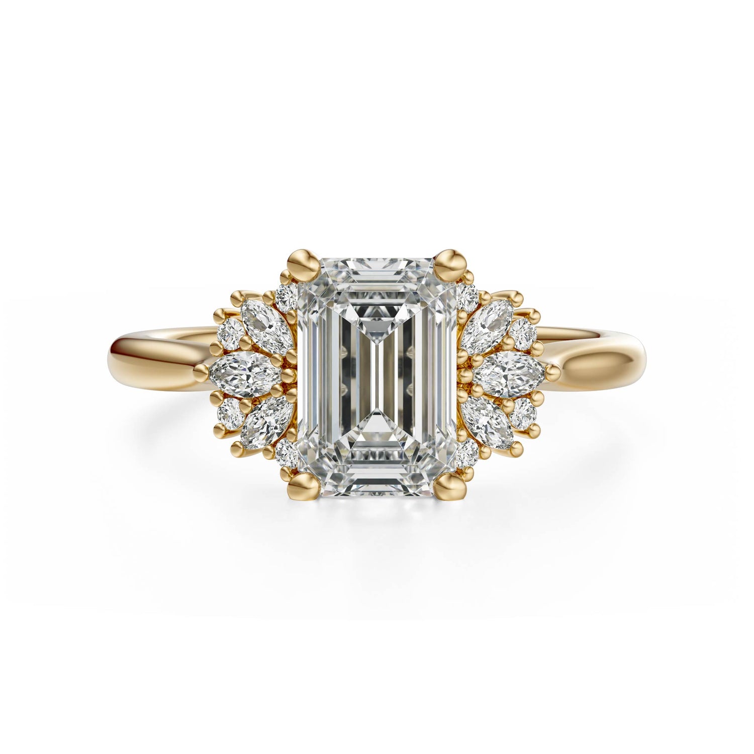 The Ambrosia Ring | Emerald Cut - Lavender Creek Gems 