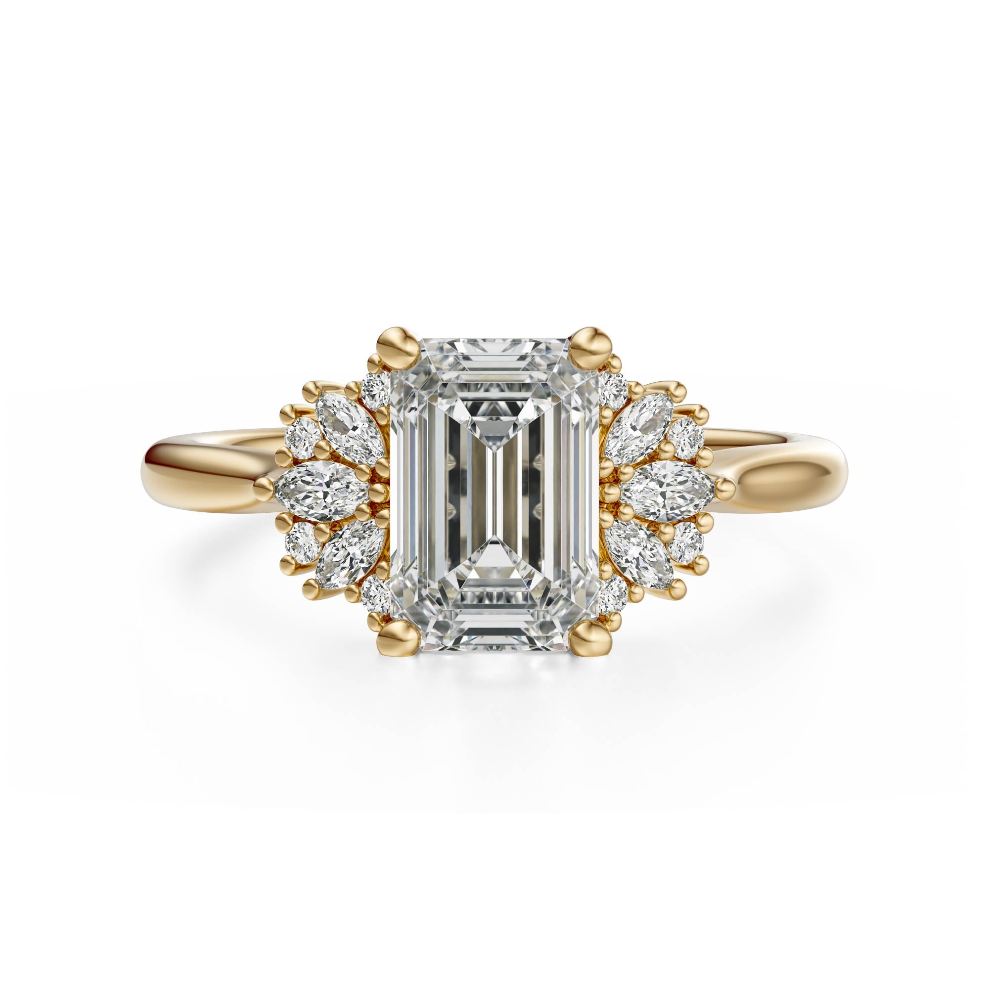 The Ambrosia Ring | Emerald Cut - Lavender Creek Gems 