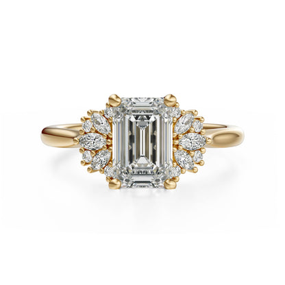 The Ambrosia Ring | Emerald Cut - Lavender Creek Gems 