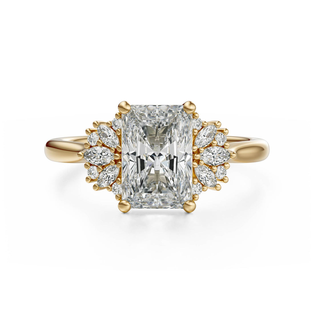 The Ambrosia Ring | Radiant - Lavender Creek Gems 