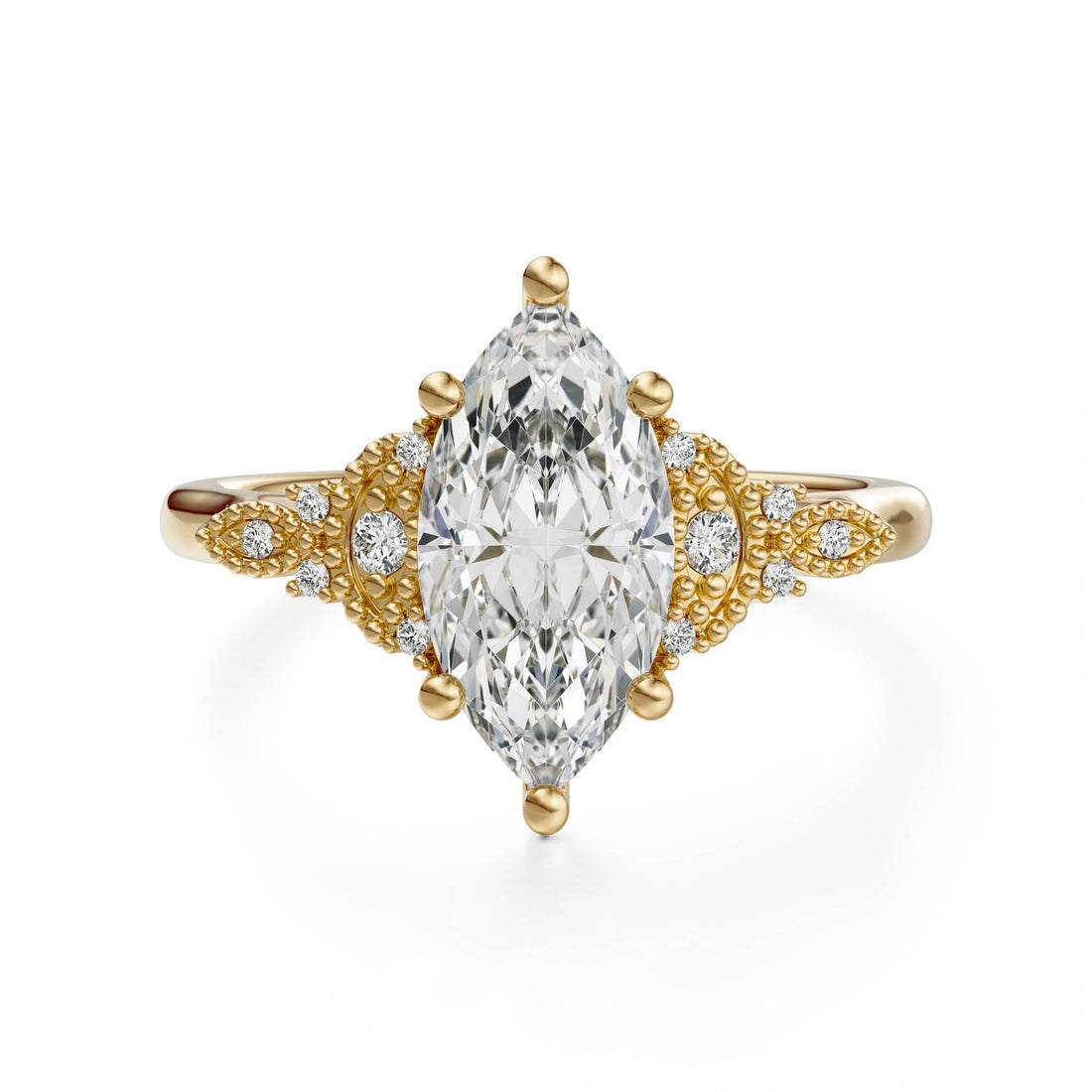 The Art Deco Maeve Ring | Marquise - Lavender Creek Gems 
