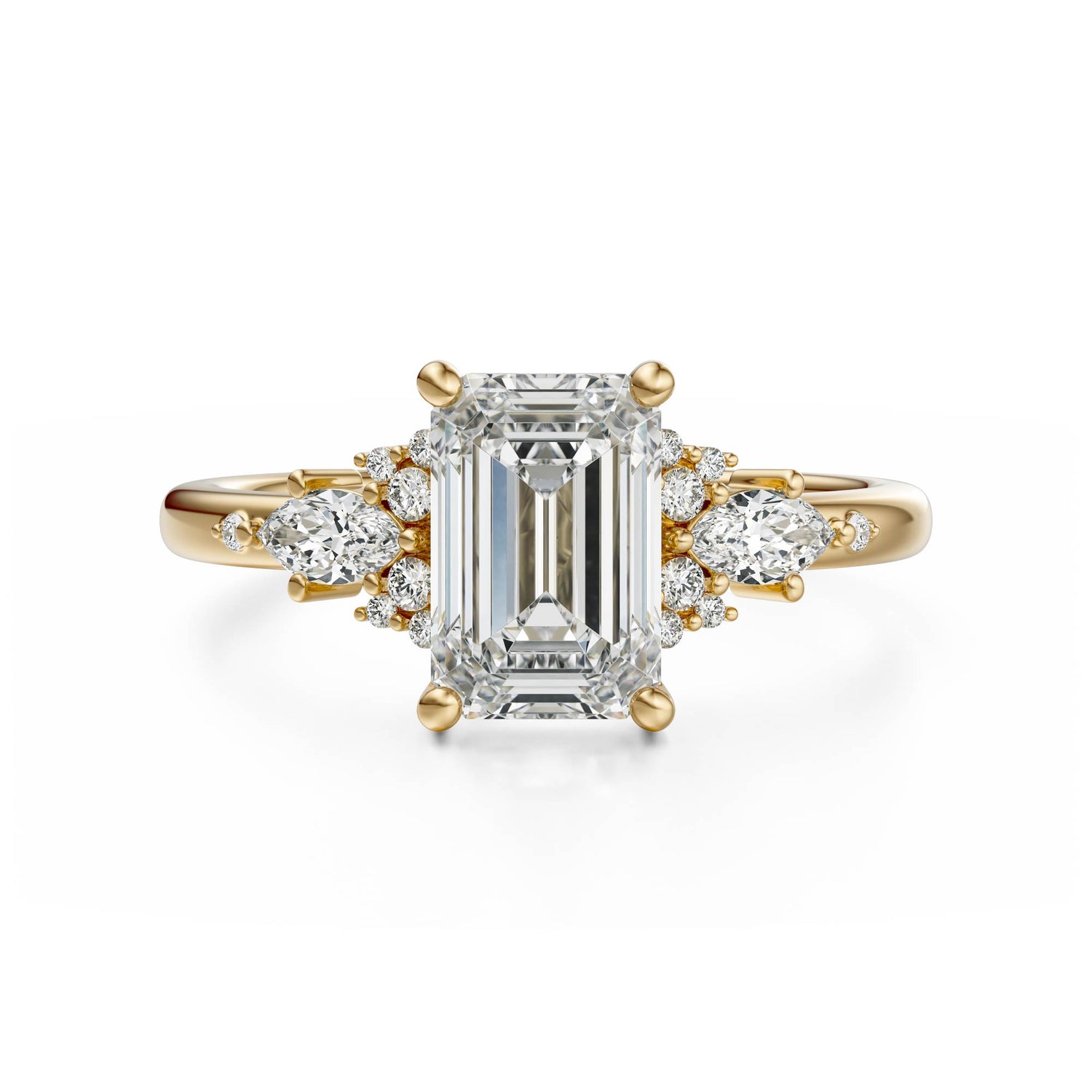The Ascendant Ring | Emerald Cut - Lavender Creek Gems 