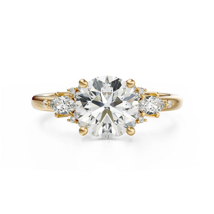 The Ascendant Ring | Round | Setting Only - Lavender Creek Gems 