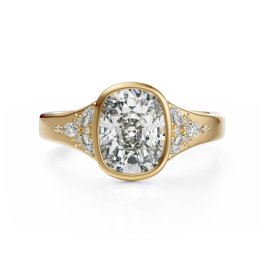 The Daylight Ring | Elongated Cushion | Setting Only