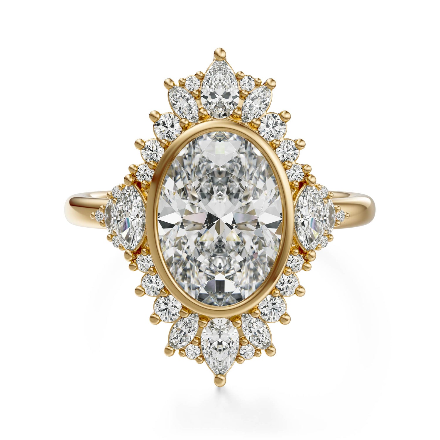 The Ethereal Ring | Oval | Setting Only