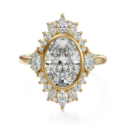 The Ethereal Ring | Oval | Setting Only