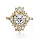 The Ethereal Ring | Cushion | Setting Only - Lavender Creek Gems 