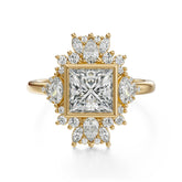 The Ethereal Ring | Princess | Setting Only - Lavender Creek Gems 