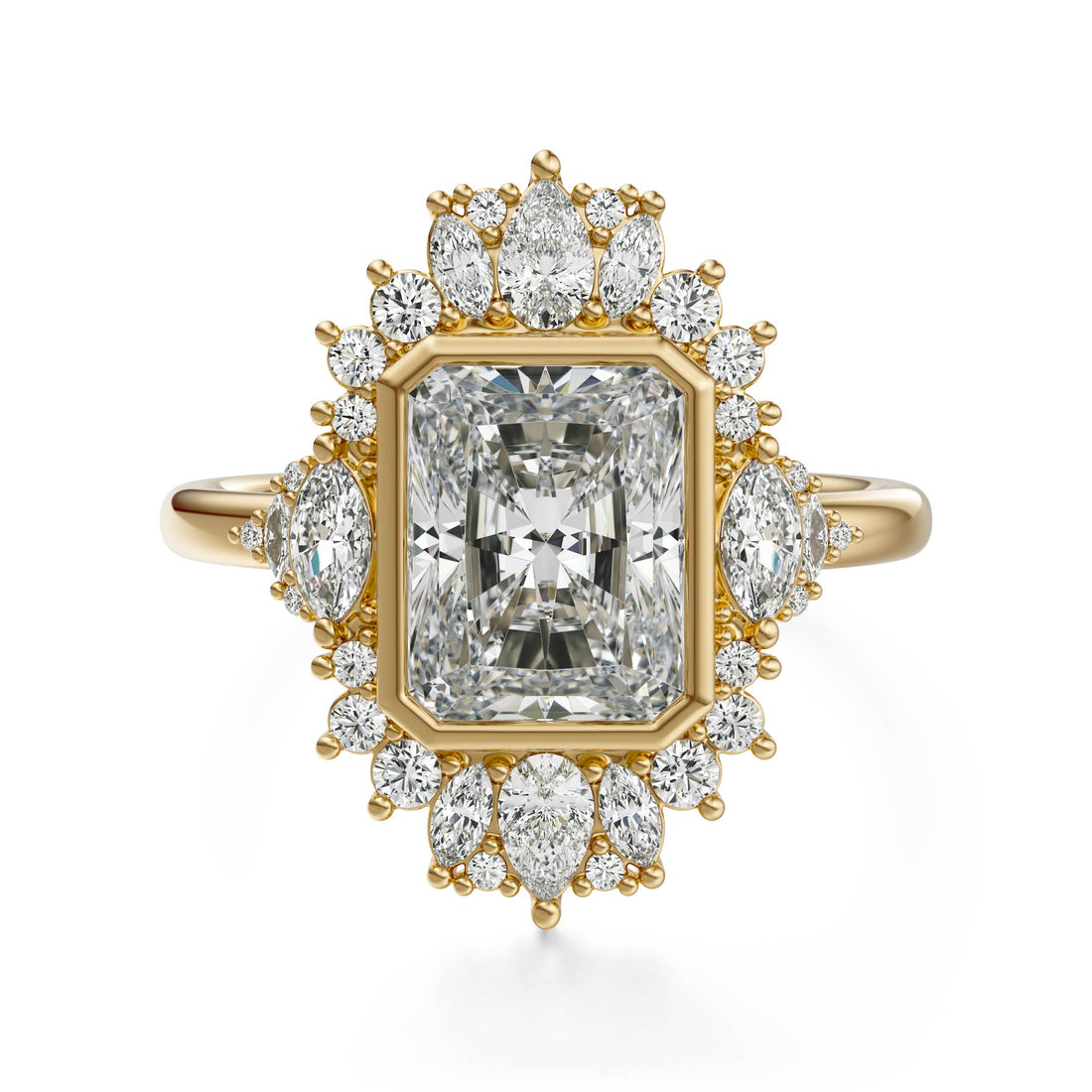 The Ethereal Ring | Radiant | Setting Only