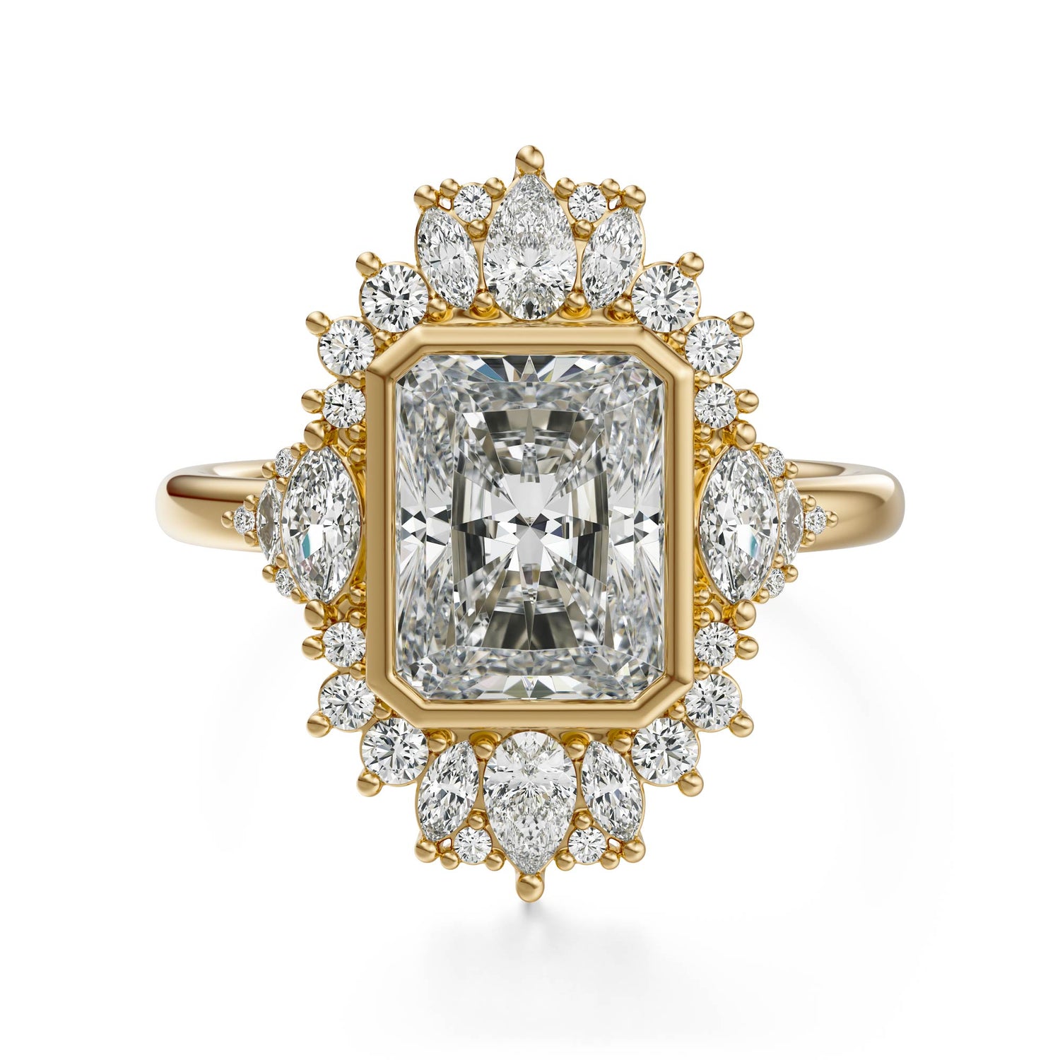 The Ethereal Ring | Radiant | Setting Only