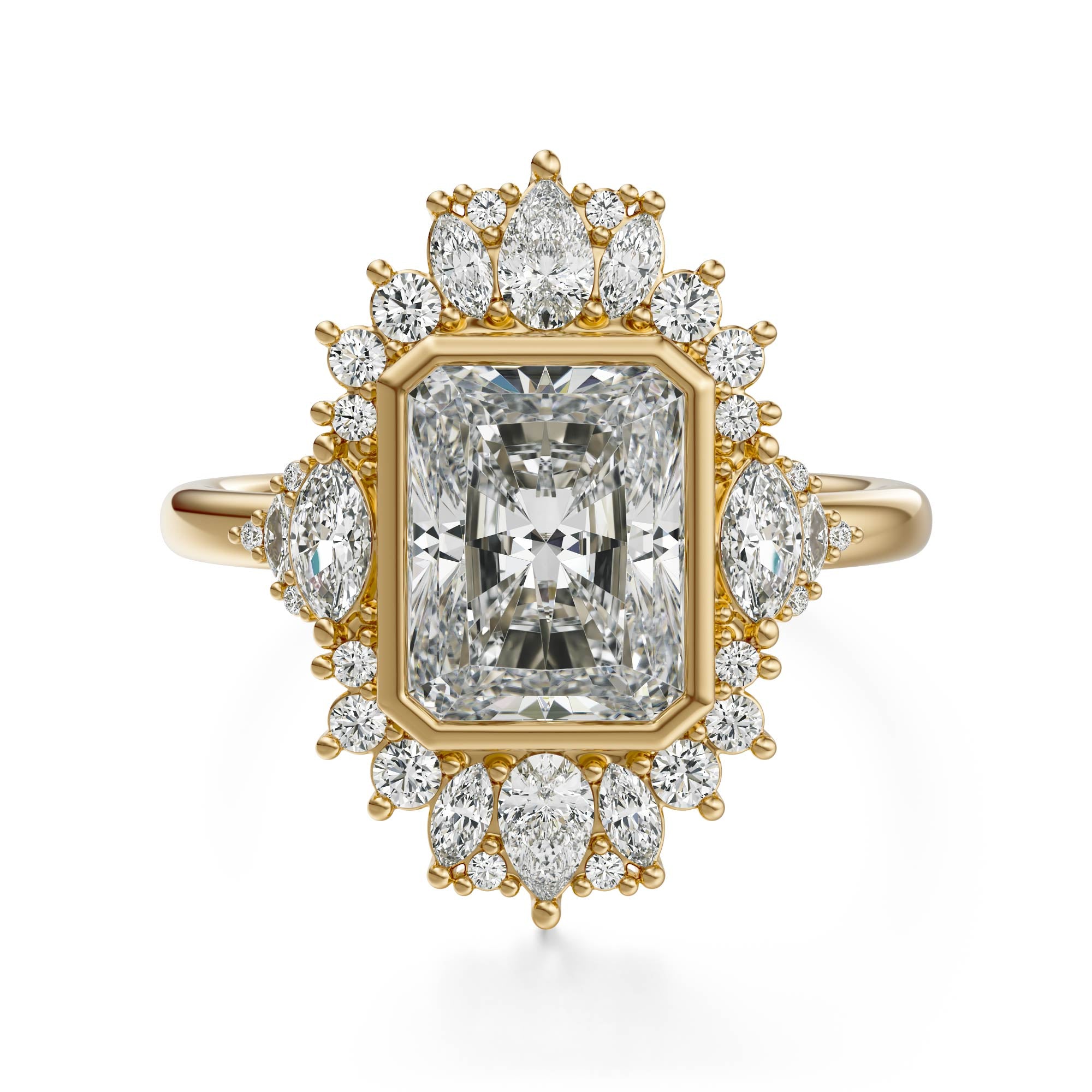 The Ethereal Ring | Radiant | Setting Only