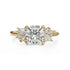 The Diamond Fleur Ring | Cushion | Setting Only - Lavender Creek Gems 