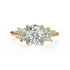 The Diamond Fleur Ring | Elongated Cushion | Setting Only - Lavender Creek Gems 
