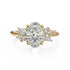 The Diamond Fleur Ring | Oval | Setting Only - Lavender Creek Gems 