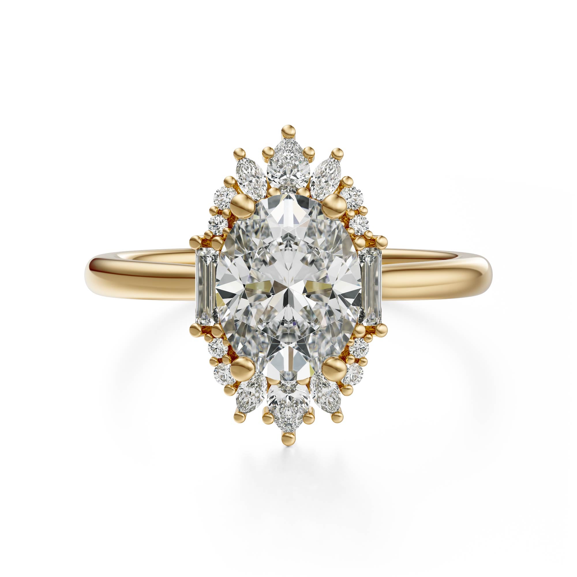 The Georgia Ring | Oval | Setting Only