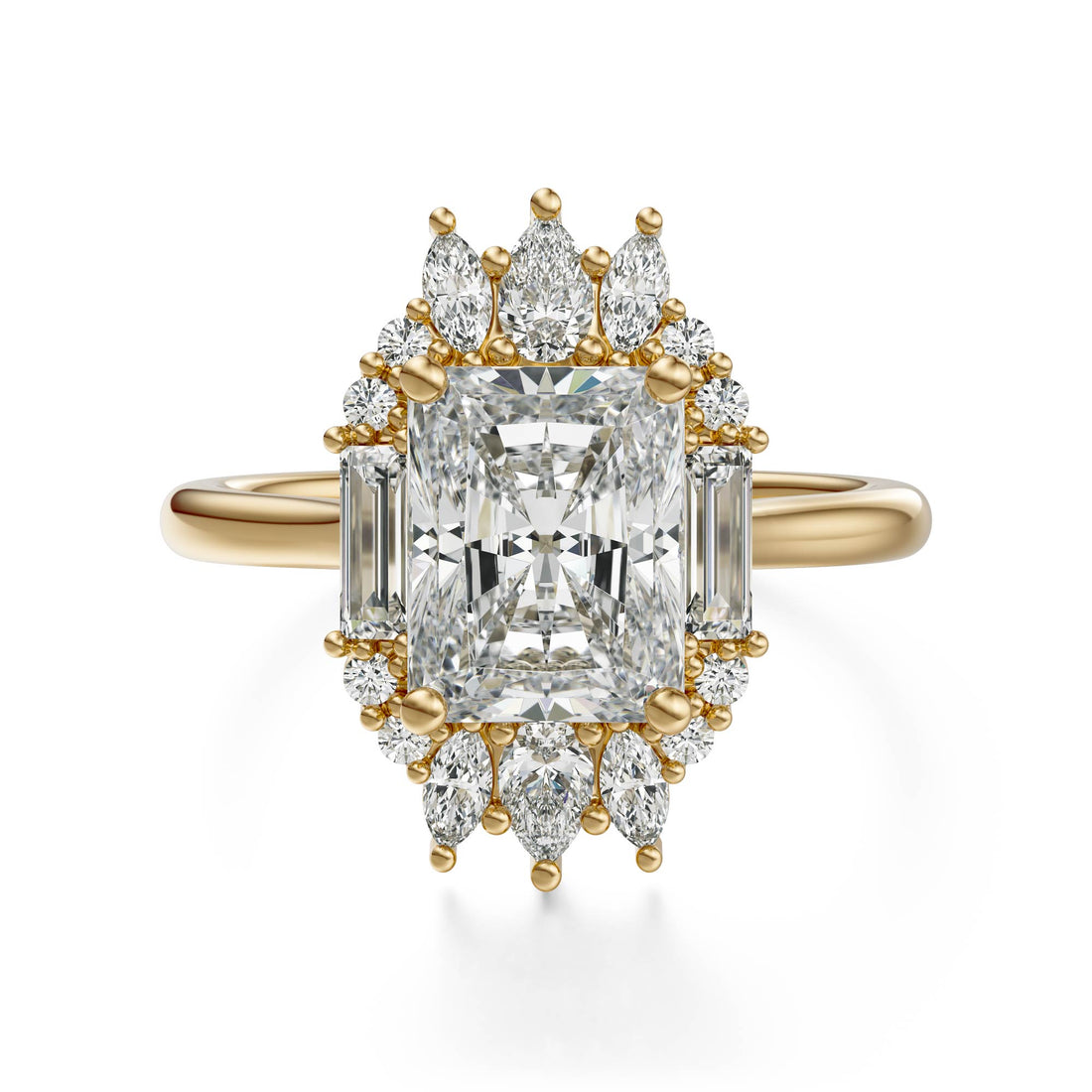 The Georgia Ring | Radiant | Setting Only