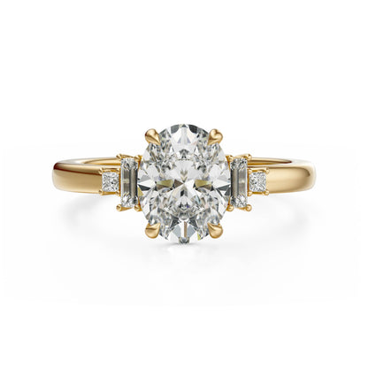 The Elevated Mira Ring | Oval | Setting Only