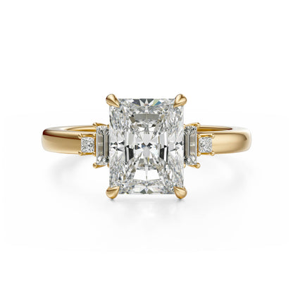 The Elevated Mira Ring | Radiant | Setting Only