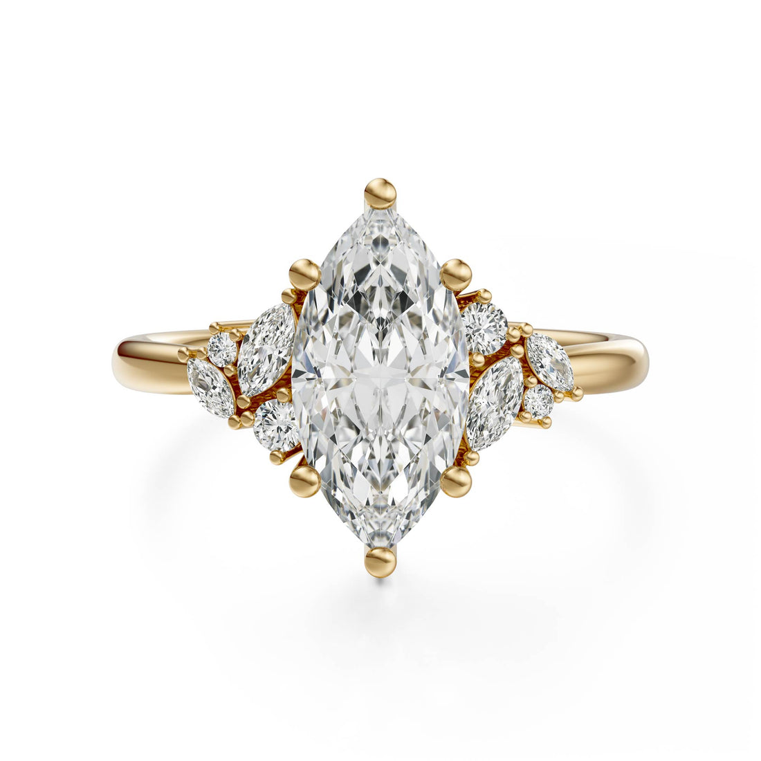 The Laurel Ring | Marquise