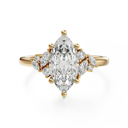 The Laurel Ring | Marquise