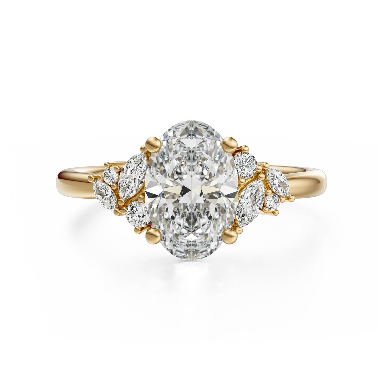 The Laurel Ring | Oval