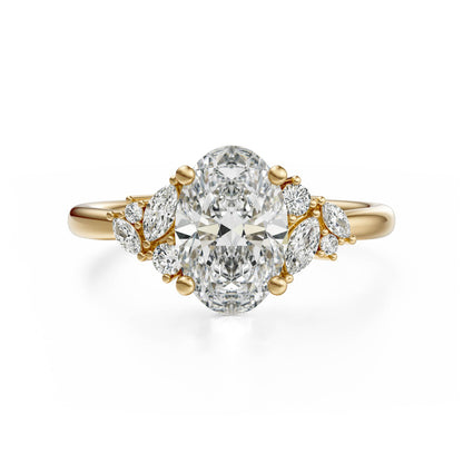 The Laurel Ring | Oval