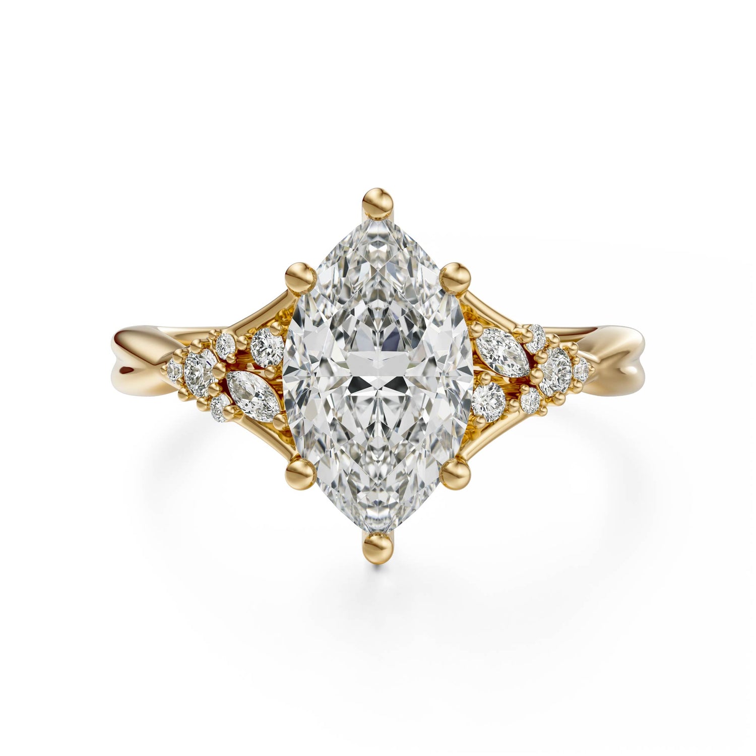 The Lyria Ring | Marquise | Setting Only