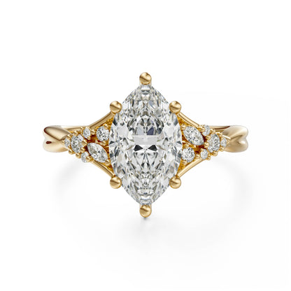 The Lyria Ring | Marquise | Setting Only