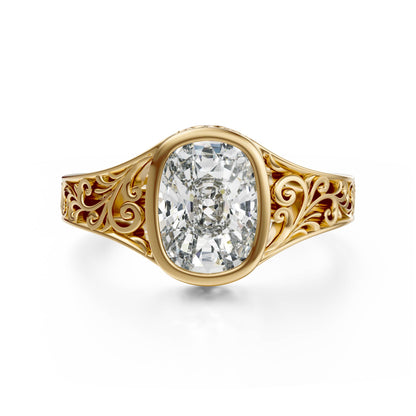 The Endearment Ring | Elongated Cushion - Lavender Creek Gems 