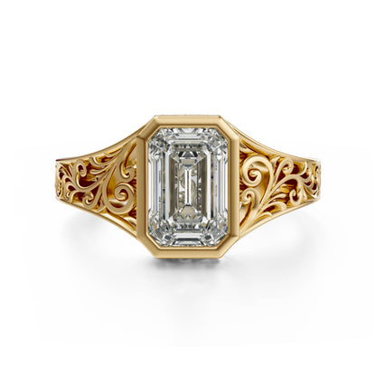 The Endearment Ring | Emerald Cut - Lavender Creek Gems 