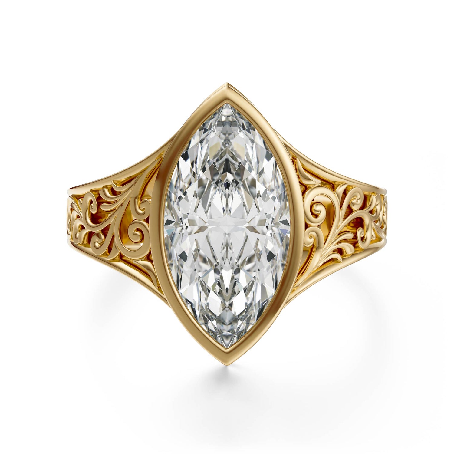 The Endearment Ring | Marquise - Lavender Creek Gems 