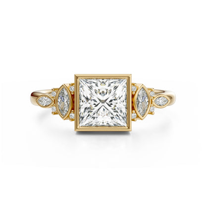 The All Bezel Maeve Ring | Princess