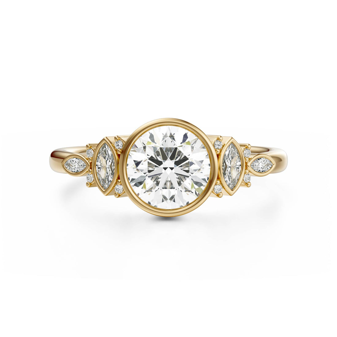 The All Bezel Maeve Ring | Round