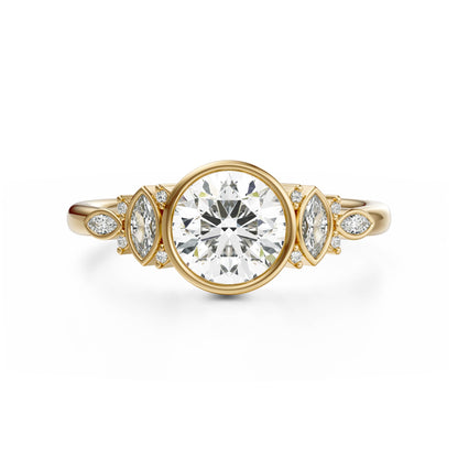 The All Bezel Maeve Ring | Round