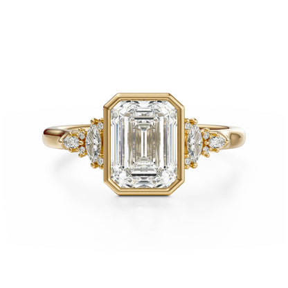 The Bezel Maeve Ring | Emerald Cut