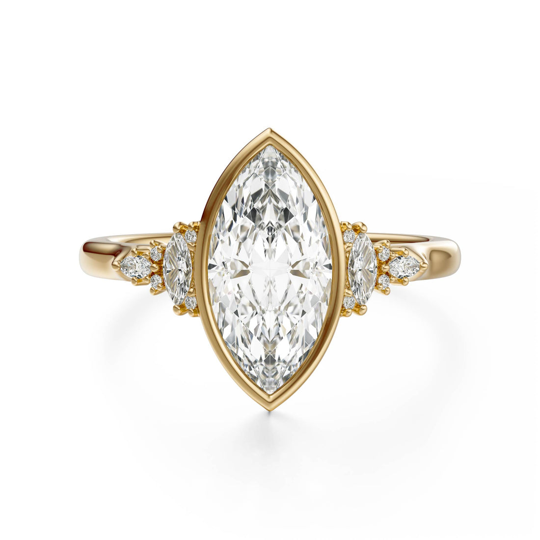 The Bezel Maeve Ring | Marquise | Setting Only