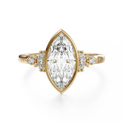 The Bezel Maeve Ring | Marquise | Setting Only
