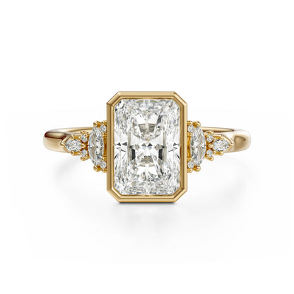 The Bezel Maeve Ring | Radiant | Setting Only