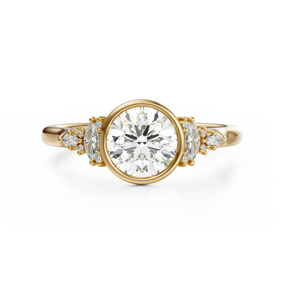 The Bezel Maeve Ring | Round