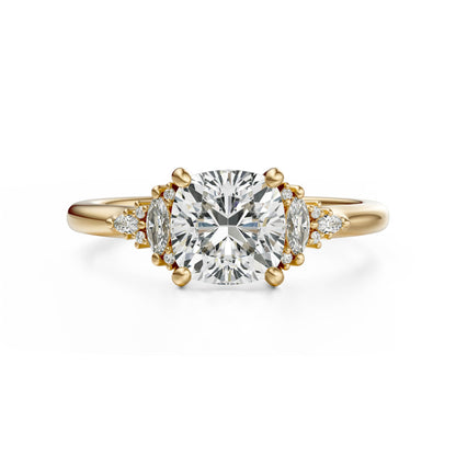 The Low Maeve Ring | Cushion | Setting Only