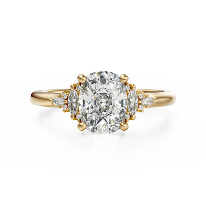 The Low Maeve Ring | Elongated Cushion