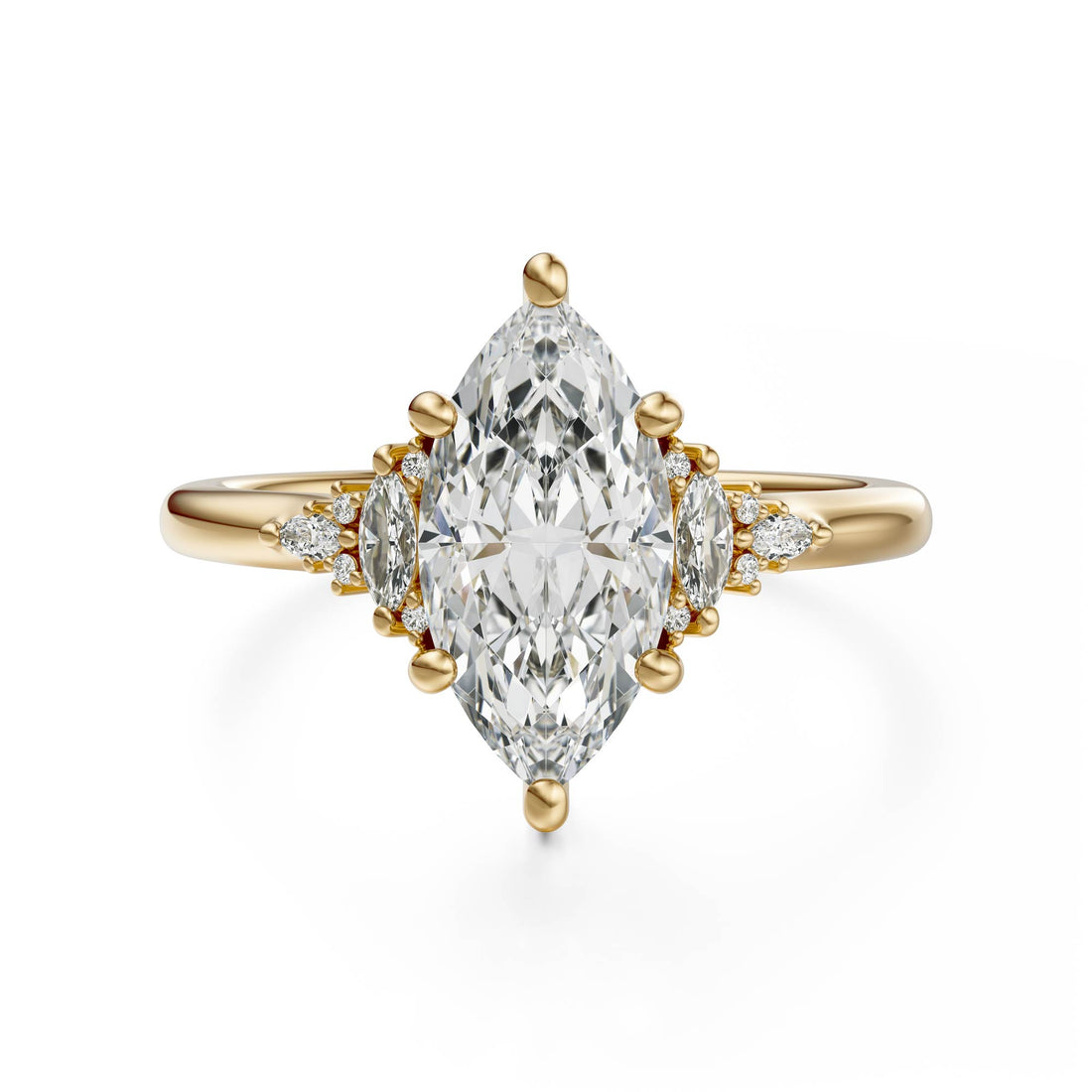 The Low Maeve Ring | Marquise