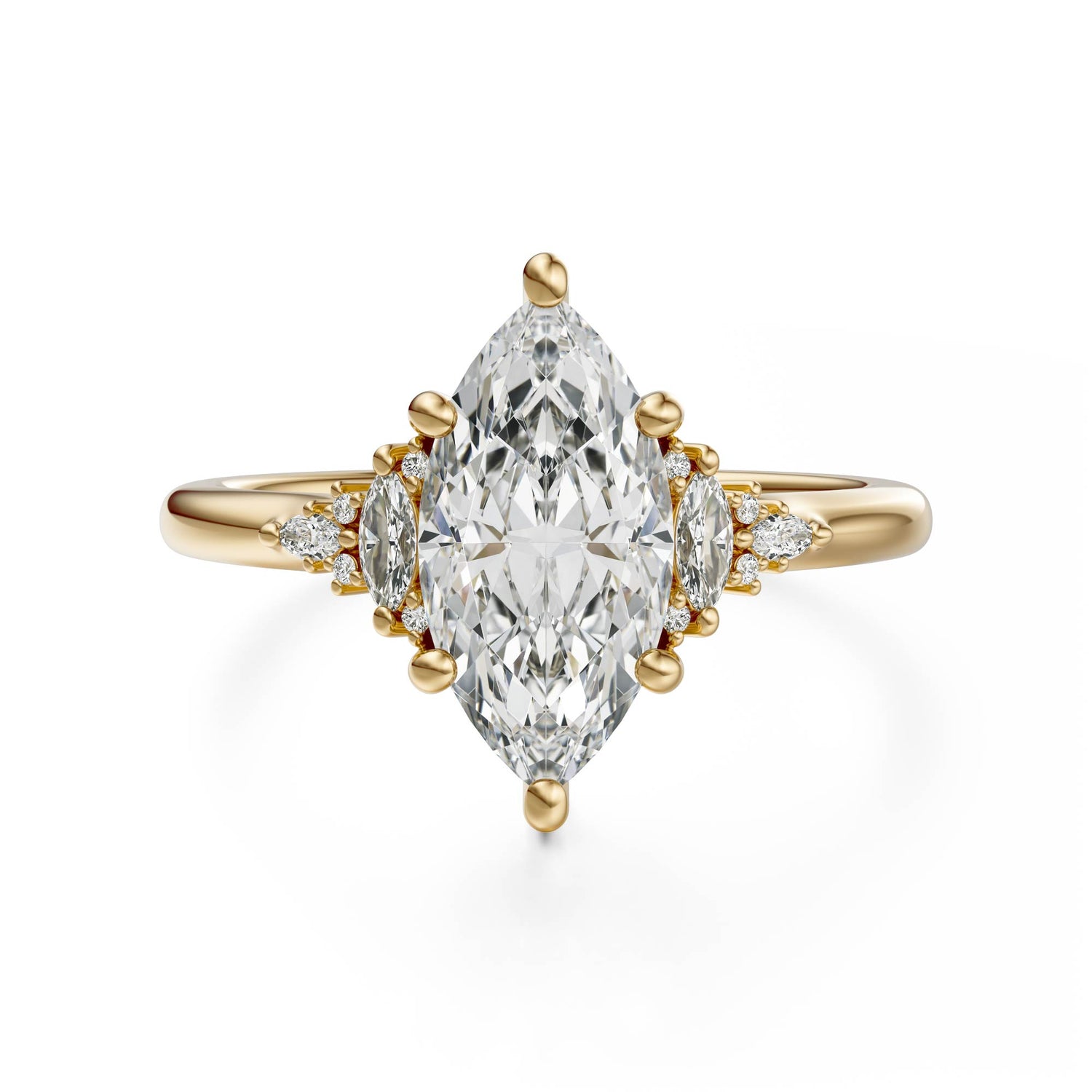 The Low Maeve Ring | Marquise