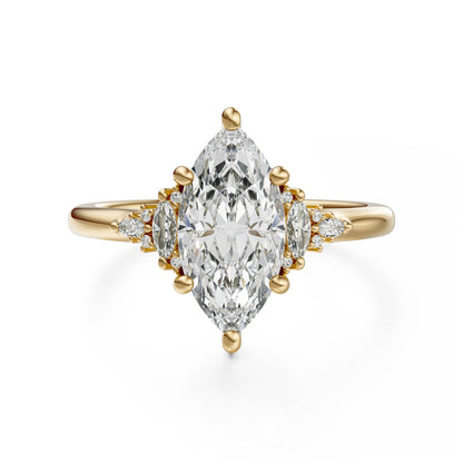 The Low Maeve Ring | Marquise | Setting Only
