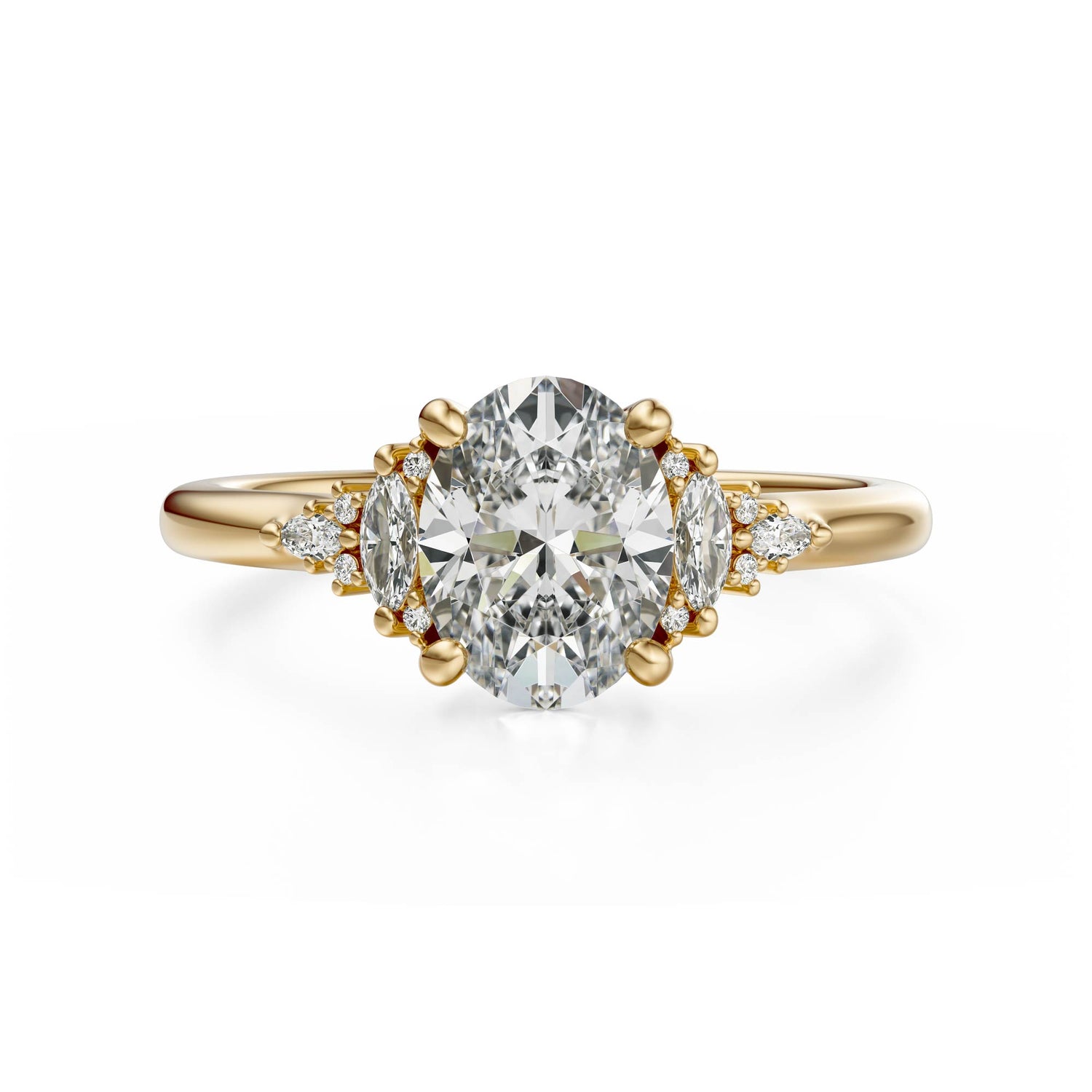 The Low Maeve Ring | Oval