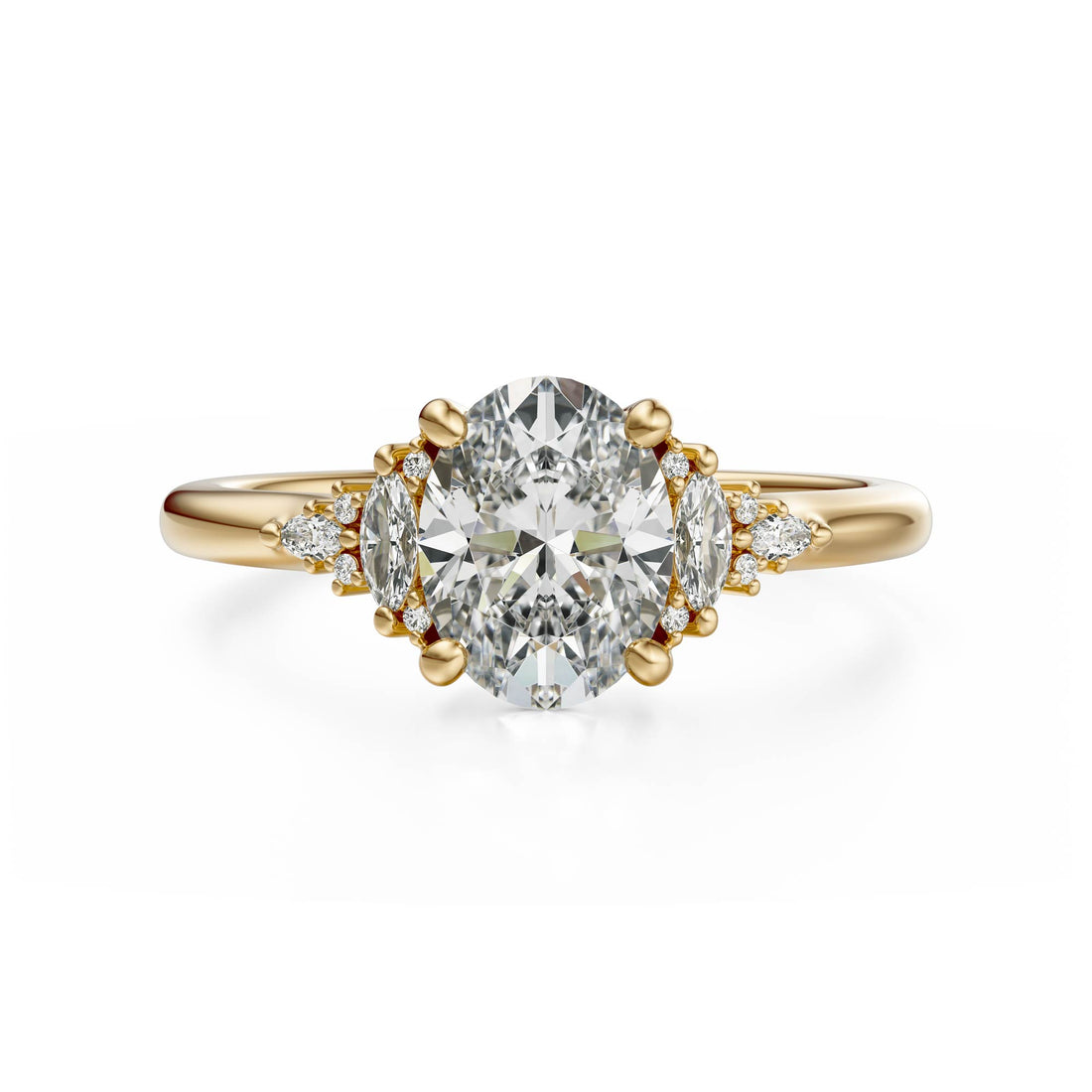 The Low Maeve Ring | Oval | Setting Only