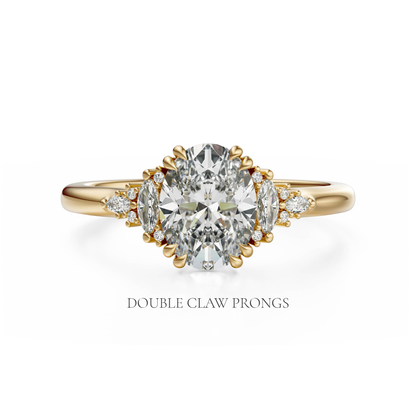 The Low Maeve Ring | Oval | Setting Only