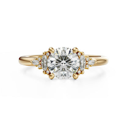 The Low Maeve Ring | Round| Setting Only